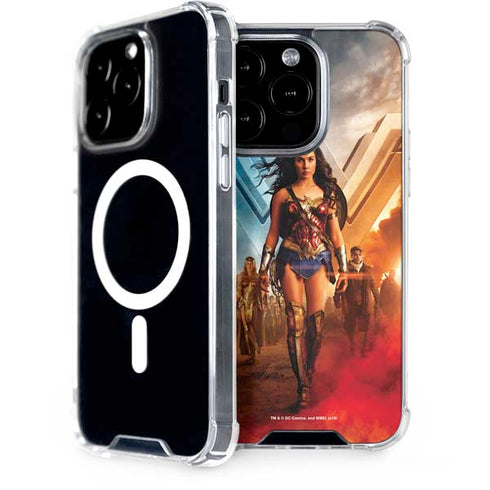 DC Comics Wonder Woman Main characters Poster iPhone 15 Pro MagSafe Case